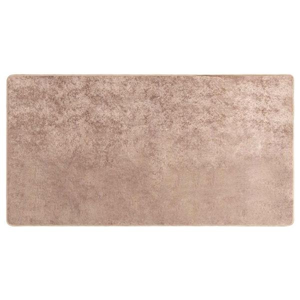 Grote foto vidaxl vloerkleedloper marsa zand 80 x 150 cm polyester en pvc huis en inrichting vloerbedekking en kleden