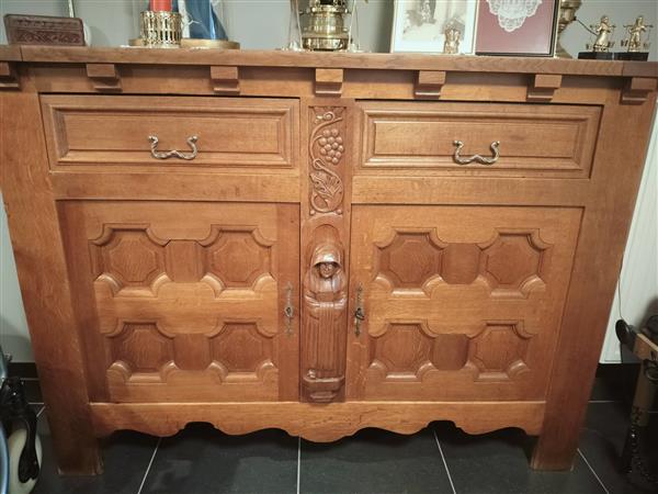 Grote foto eetplaats of delen apart huis en inrichting wandmeubels