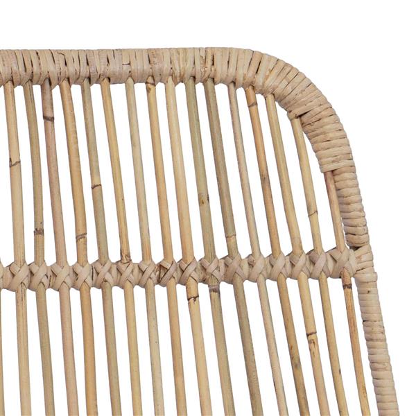 Grote foto vidaxl barkruk 2 pcs naturel 44 x 55 x 109 cm rattan en staal huis en inrichting krukken en barkrukken