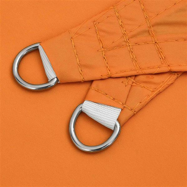 Grote foto vidaxl zonneschaduwzeil oranje 6 x 2 5 m 100 polyester oxford tuin en terras overige tuin en terras