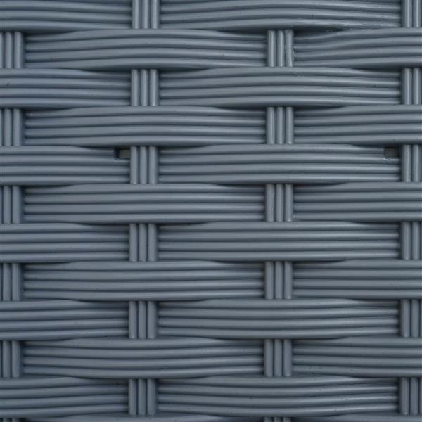 Grote foto vidaxl verhoogd bed met trellis en dak lichtgrijs 163 x 40 x 123 cm pp tuin en terras overige tuin en terras