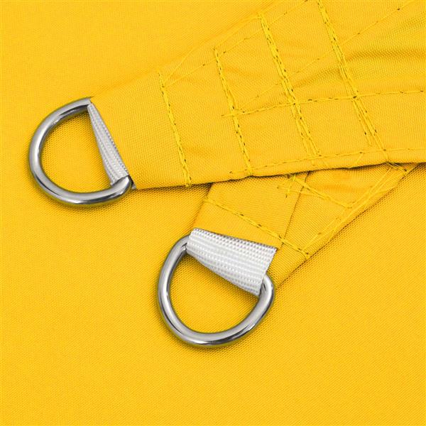 Grote foto vidaxl zonneschaduwzeil geel 6 x 2 5 m 100 polyester oxford tuin en terras overige tuin en terras