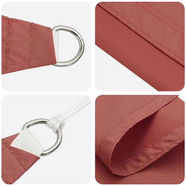 Grote foto vidaxl zonneschaduwzeil terracotta 6 x 2 5 m 100 polyester oxford tuin en terras overige tuin en terras