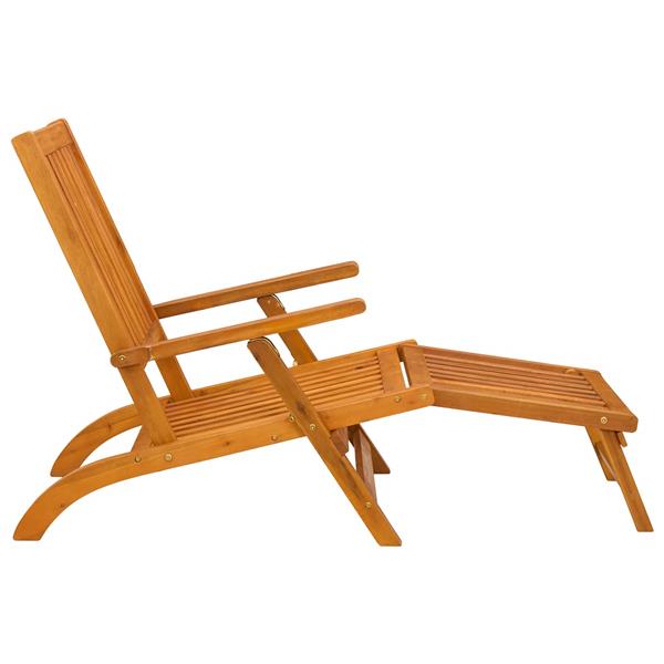 Grote foto vidaxl ligstoelkentingen en opvouwbare zonnebader 2 pcs tuin en terras tuinmeubelen