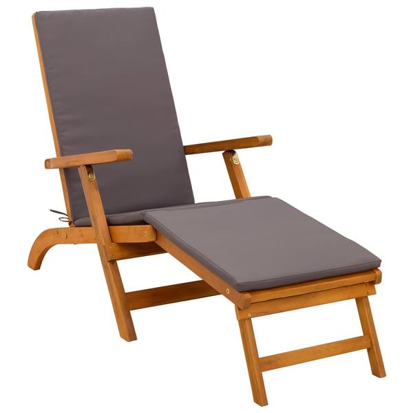 Grote foto vidaxl ligstoelkentingen en opvouwbare zonnebader 55 x 146 x 91 cm tuin en terras tuinmeubelen