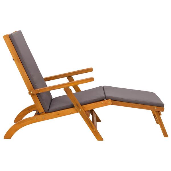 Grote foto vidaxl ligstoelkentingen en opvouwbare zonnebader 55 x 146 x 91 cm tuin en terras tuinmeubelen