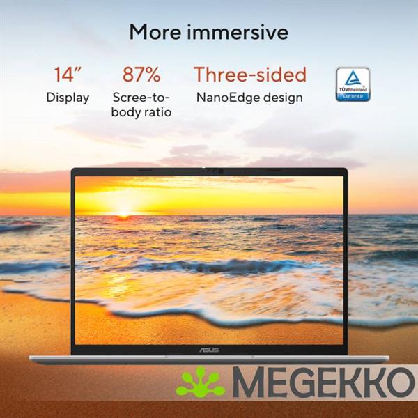 Grote foto asus vivobook 14 m1407ga ly012w 14 copilot pc amd ryzen ai 7 computers en software overige computers en software