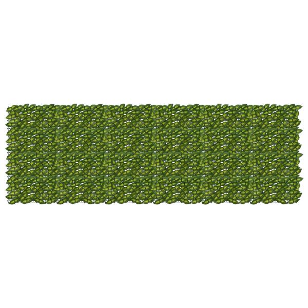 Grote foto vidaxl balkonscherm met bladeren groen en geel 300 x 100 cm tuin en terras overige tuin en terras