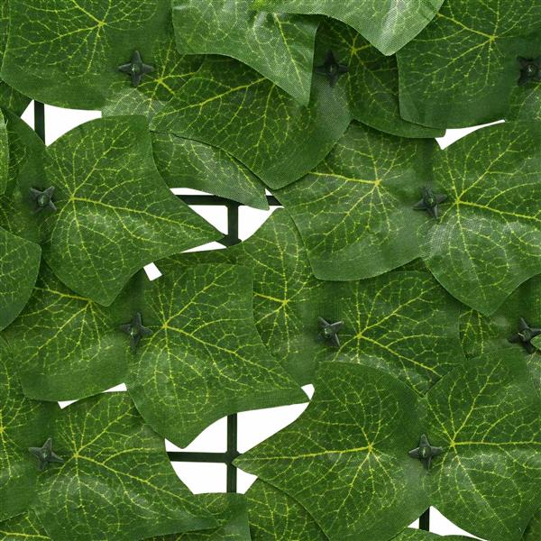 Grote foto vidaxl balkonscherm met bladeren groen 600 x 100 cm tuin en terras overige tuin en terras