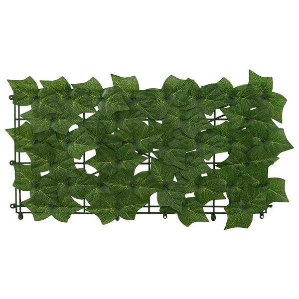 Grote foto vidaxl balkonscherm met bladeren groen 200 x 100 cm tuin en terras overige tuin en terras