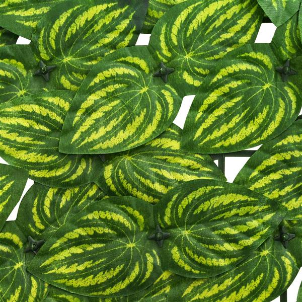 Grote foto vidaxl balkonscherm met bladeren groen en geel 500 x 150 cm tuin en terras overige tuin en terras