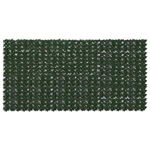 Grote foto vidaxl balkonscherm met bladeren donkergroen 300 x 150 cm tuin en terras overige tuin en terras