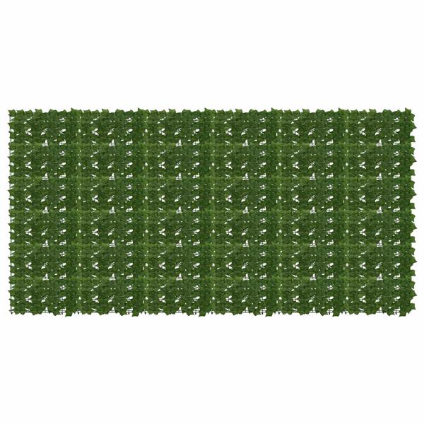 Grote foto vidaxl balkonscherm met bladeren groen 300 x 150 cm tuin en terras overige tuin en terras