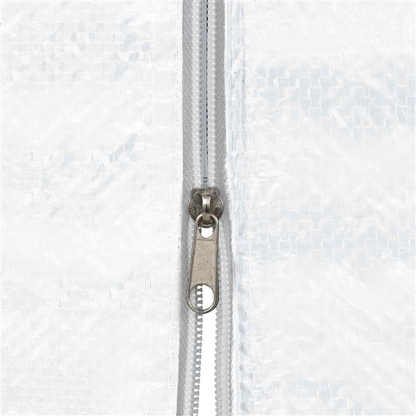 Grote foto vidaxl party tent zijwand 2 pcs wit 200 x 195 cm pe en staal tuin en terras overige tuin en terras