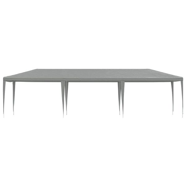 Grote foto vidaxl partytent lichtgrijs 900 x 300 x 255 cm pe en staal tuin en terras overige tuin en terras