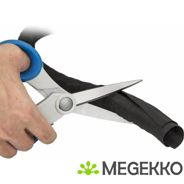 Grote foto startech.com wkstncm cable sleeve zwart 1stuk s kabelbeheersysteem computers en software overige computers en software