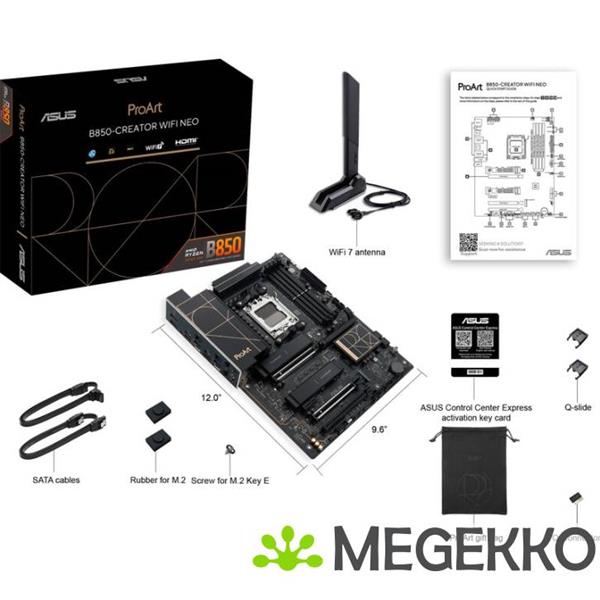 Grote foto asus proart b850 creator wifi neo computers en software moederborden