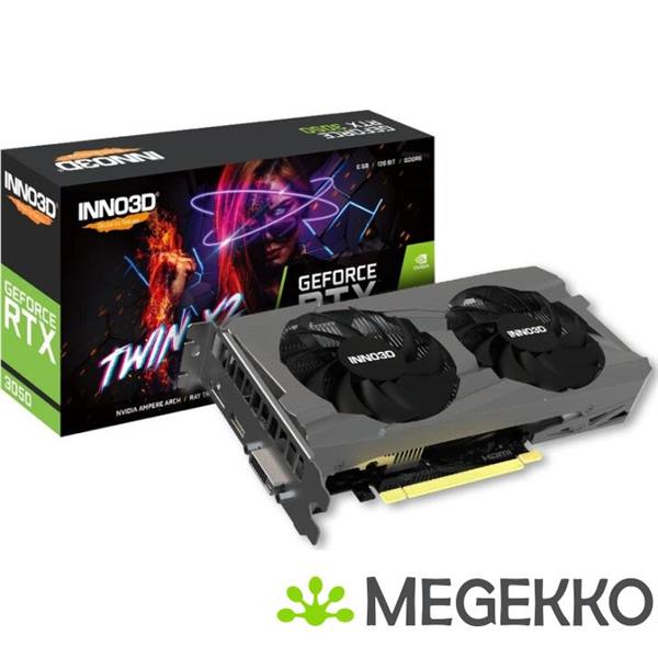 Grote foto inno3d geforce rtx 3050 twin x2 6gb v2 special computers en software videokaarten