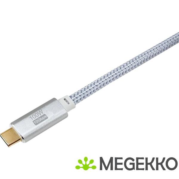 Grote foto equip 128360 usb 3.2 gen 2 10gbps 100w usb type c 3m wit computers en software overige computers en software