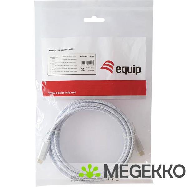 Grote foto equip 128360 usb 3.2 gen 2 10gbps 100w usb type c 3m wit computers en software overige computers en software