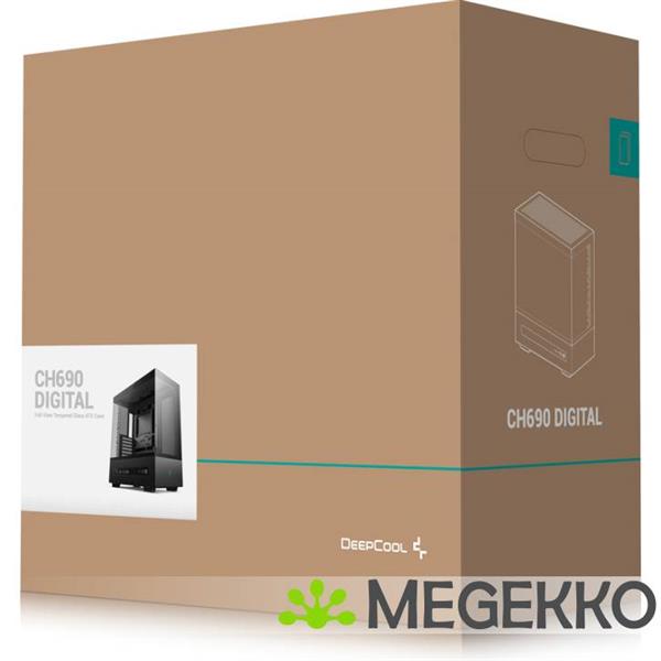 Grote foto deepcool ch690 black computers en software behuizingen en kasten