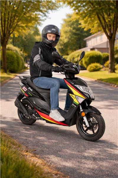 Grote foto neco one 12 50cc snel stijlvol en praktisch motoren merk onafhankelijk