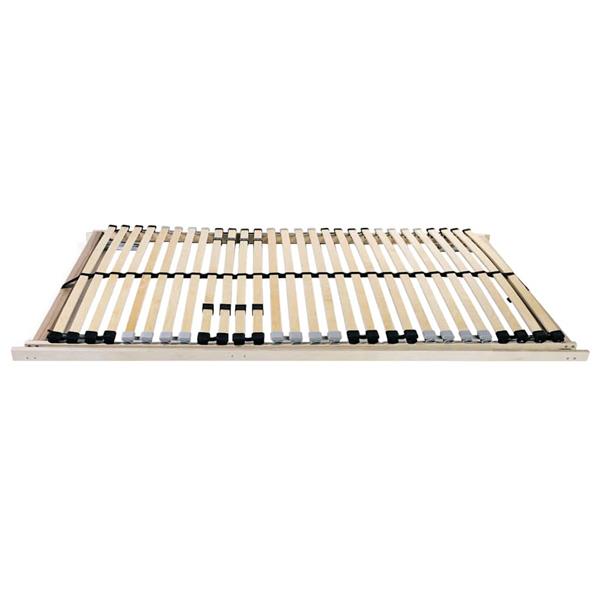 Grote foto vidaxl lattenbodem bruin 140 x 190 cm massief beukenhout antiek en kunst stoelen en banken