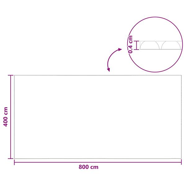 Grote foto vidaxl zonne zwembadoverkapping extra zwaar 800 x 400 cm 400 m tuin en terras zwembaden toebehoren