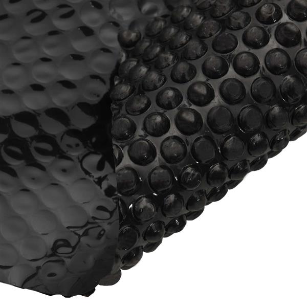 Grote foto vidaxl zwaar kwaliteit zwembadafdekking zwart 800 x 400 cm pe tuin en terras zwembaden toebehoren