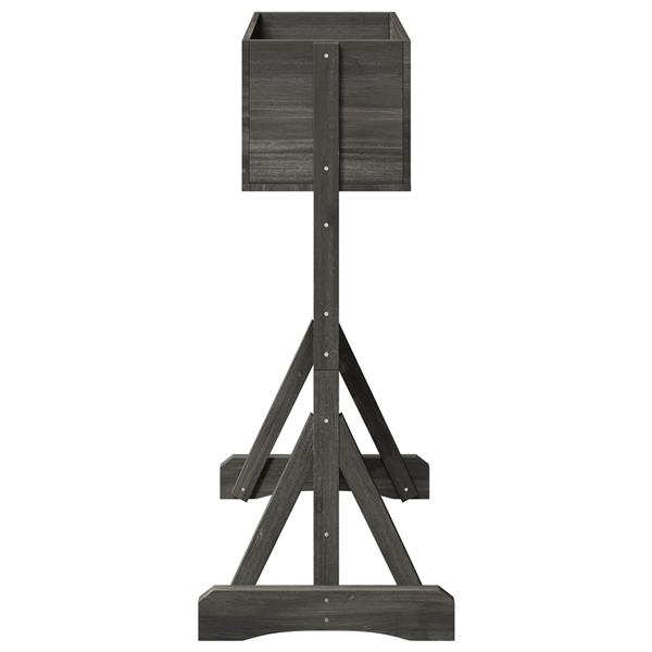 Grote foto vidaxl verticale tuin trellis grijs 48 x 30 x 70 5 cm tuin en terras overige tuin en terras