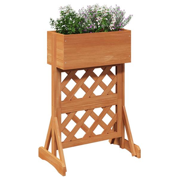 Grote foto vidaxl verticale tuin trellis oranje 48 x 30 x 70 5 cm tuin en terras overige tuin en terras