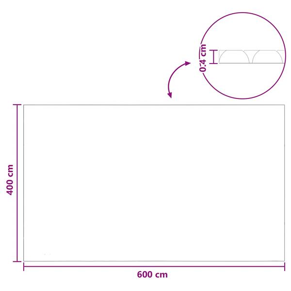 Grote foto vidaxl zonne zwembadoverkapping extra zwaar 600 x 400 cm 400 m tuin en terras zwembaden toebehoren