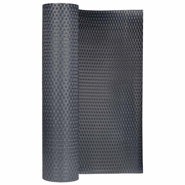 Grote foto vidaxl balkon scherm donkergrijs 500 x 80 cm poly rattan tuin en terras hekken en schuttingen