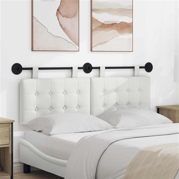 Grote foto vidaxl hangend hoofdbord nep leer antiek en kunst stoelen en banken