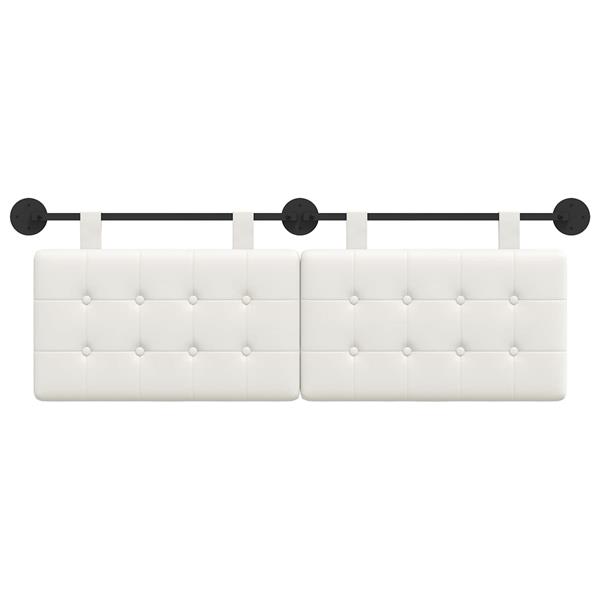 Grote foto vidaxl hangend hoofdbord nep leer antiek en kunst stoelen en banken