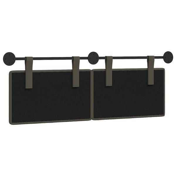 Grote foto vidaxl hangend hoofdbord nep leer antiek en kunst stoelen en banken