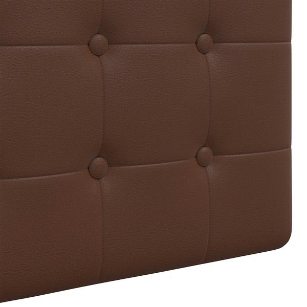 Grote foto vidaxl hangend hoofdbord nep leer antiek en kunst stoelen en banken