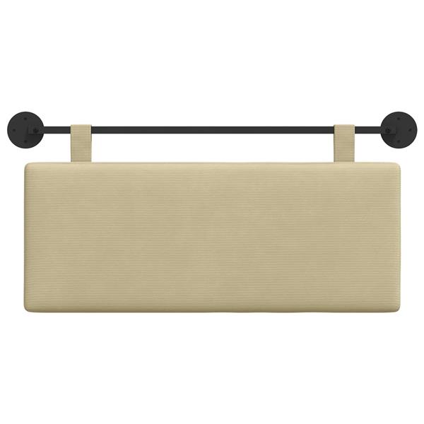 Grote foto vidaxl hangend hoofdbord katoen stof antiek en kunst stoelen en banken