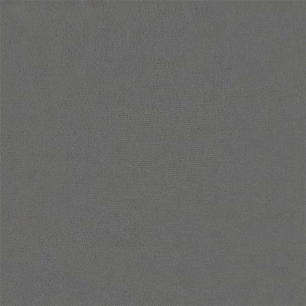 Grote foto vidaxl bedframe met hoofdeinde donkergrijs 90 x 190 cm fluweel antiek en kunst stoelen en banken