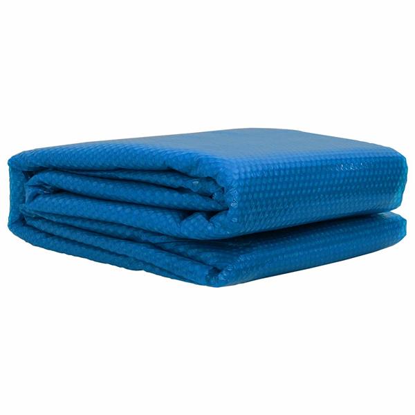 Grote foto vidaxl zwaar kwaliteit zwembadafdekking blauw 500 300 cm pe tuin en terras zwembaden toebehoren