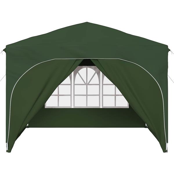 Grote foto vidaxl pop up feesttent 290 x 290 x 245 cm groen tuin en terras overige tuin en terras