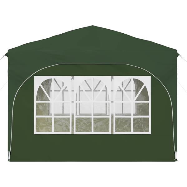 Grote foto vidaxl pop up feesttent 290 x 290 x 245 cm groen tuin en terras overige tuin en terras