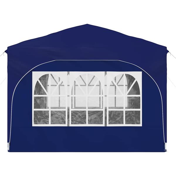 Grote foto vidaxl pop up feesttent 290 x 290 x 245 cm blauw tuin en terras overige tuin en terras