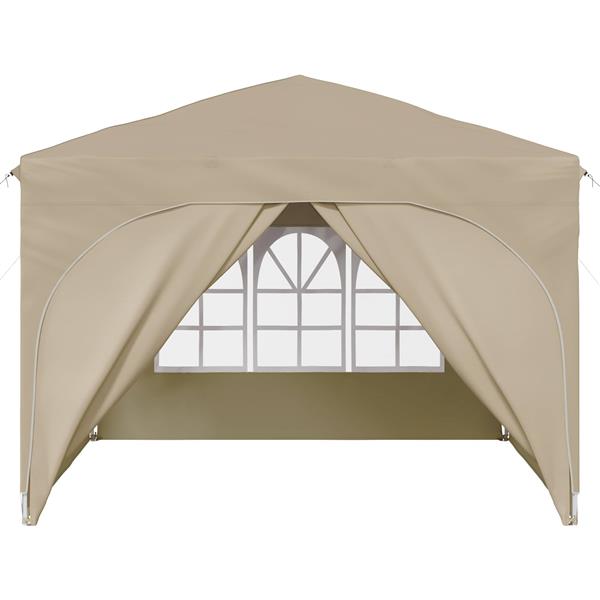 Grote foto vidaxl pop up feesttent 290 x 290 x 245 cm cr mekleurig tuin en terras overige tuin en terras