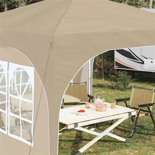 Grote foto vidaxl pop up feesttent 290 x 290 x 245 cm cr mekleurig tuin en terras overige tuin en terras