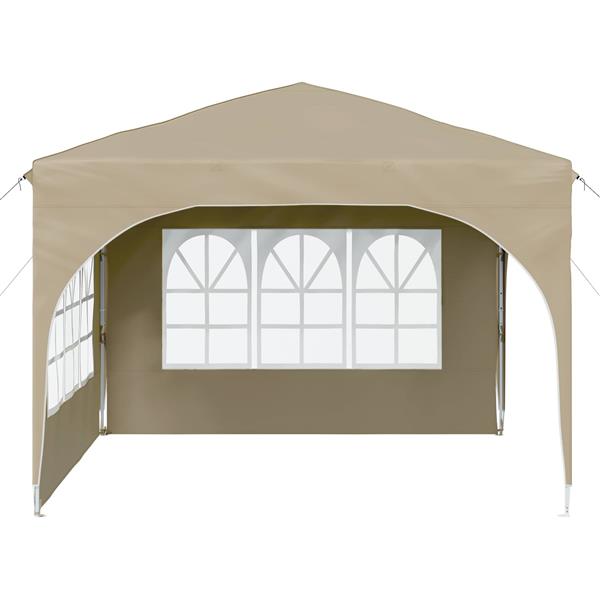 Grote foto vidaxl pop up feesttent 290 x 290 x 245 cm cr mekleurig tuin en terras overige tuin en terras