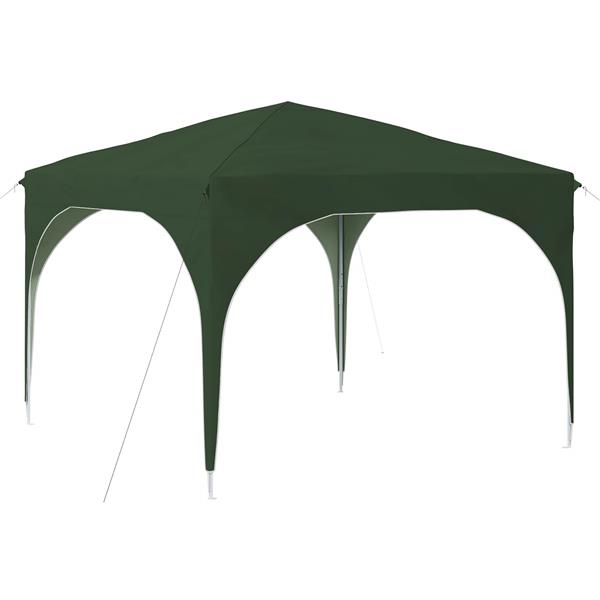 Grote foto vidaxl pop up feesttent 290 x 290 x 245 cm groen tuin en terras overige tuin en terras