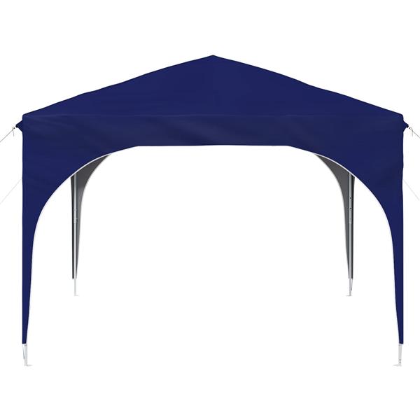 Grote foto vidaxl pop up feesttent 290 x 290 x 245 cm blauw tuin en terras overige tuin en terras
