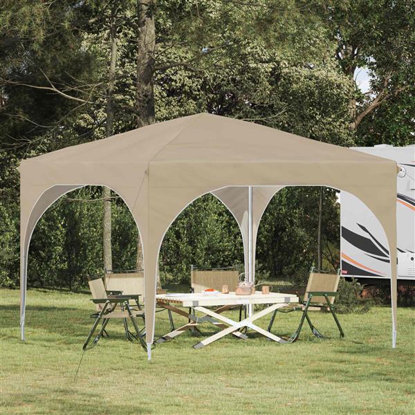 Grote foto vidaxl pop up feesttent 290 x 290 x 245 cm cr mekleurig tuin en terras overige tuin en terras