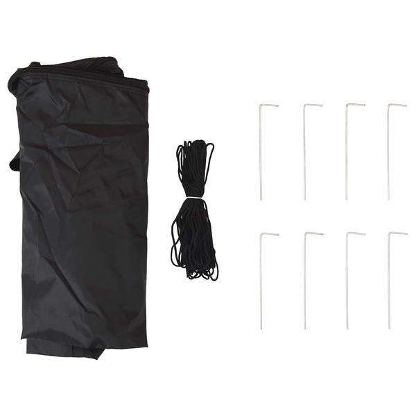 Grote foto vidaxl pop up feesttent 290 x 290 x 245 cm cr mekleurig tuin en terras overige tuin en terras